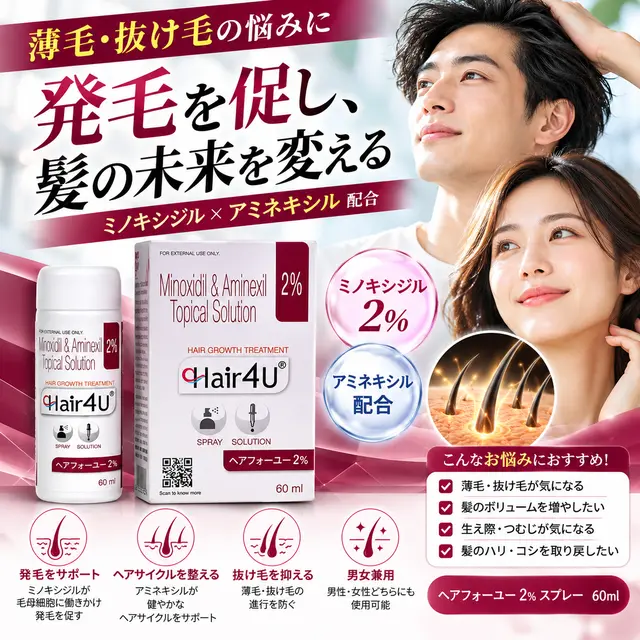 ヘアフォーユー2%スプレーの商品画像 1