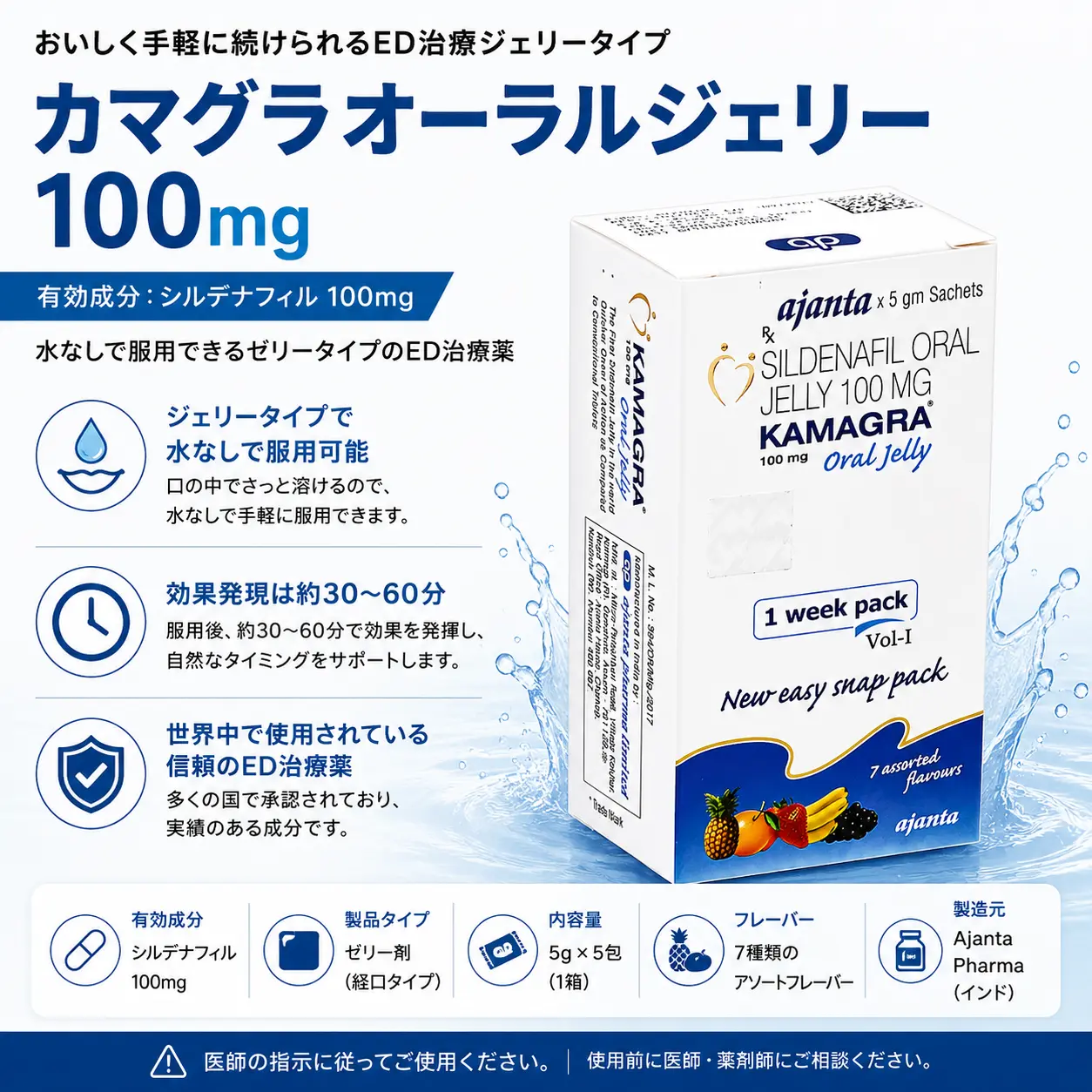 カマグラオーラルジェリー100mgの商品画像 1