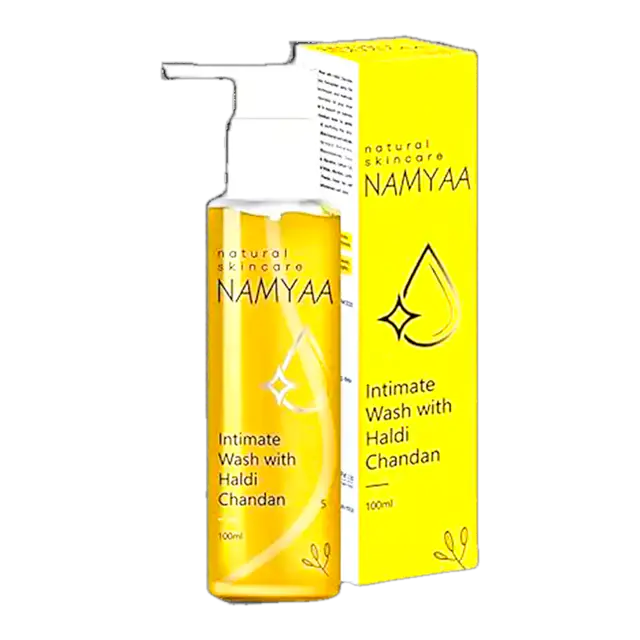 NAMYAA インティメイトウォッシュ ハルディ＆チャンダン配合 100mlの商品画像 1